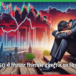 NIFTY 50 में गिरावट 