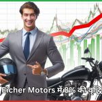 Eicher Motors में 8% की वृद्धि