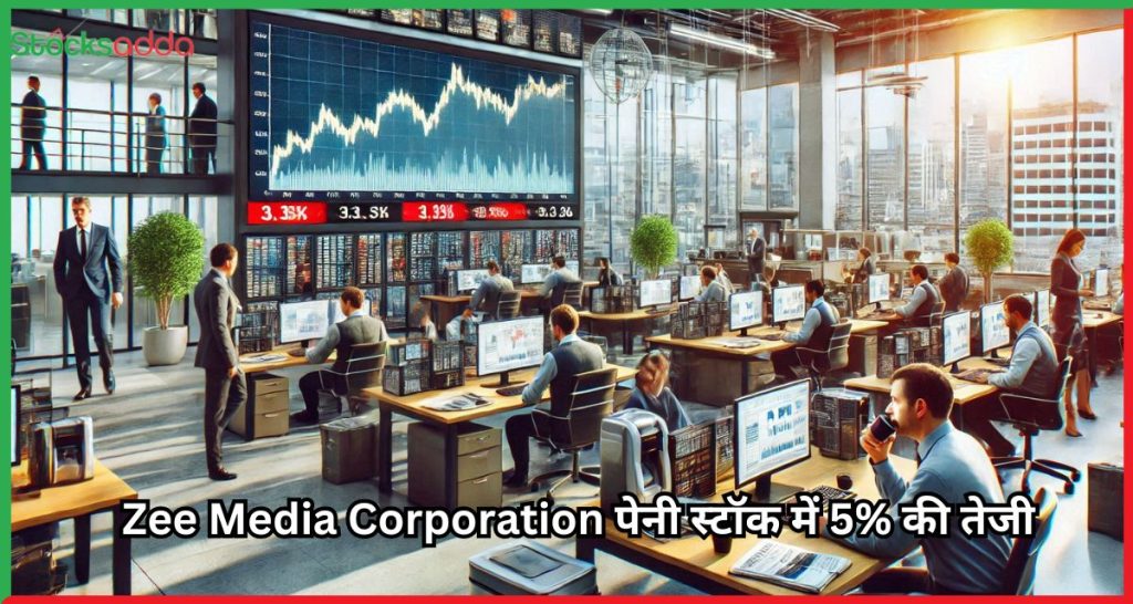 Zee Media Corporation पेनी स्टॉक में 5% की तेजी 