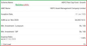 HDFC Flexi Cap Fund