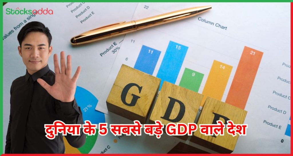 दुनिया के 5 सबसे बड़े GDP वाले देश