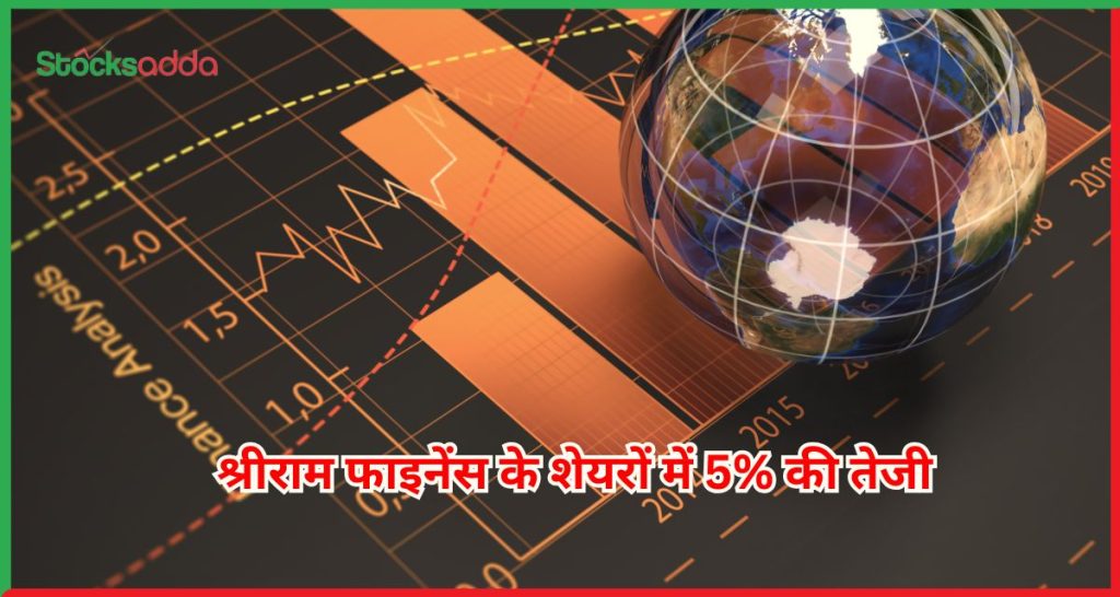 श्रीराम फाइनेंस के शेयरों में 5% की तेजी